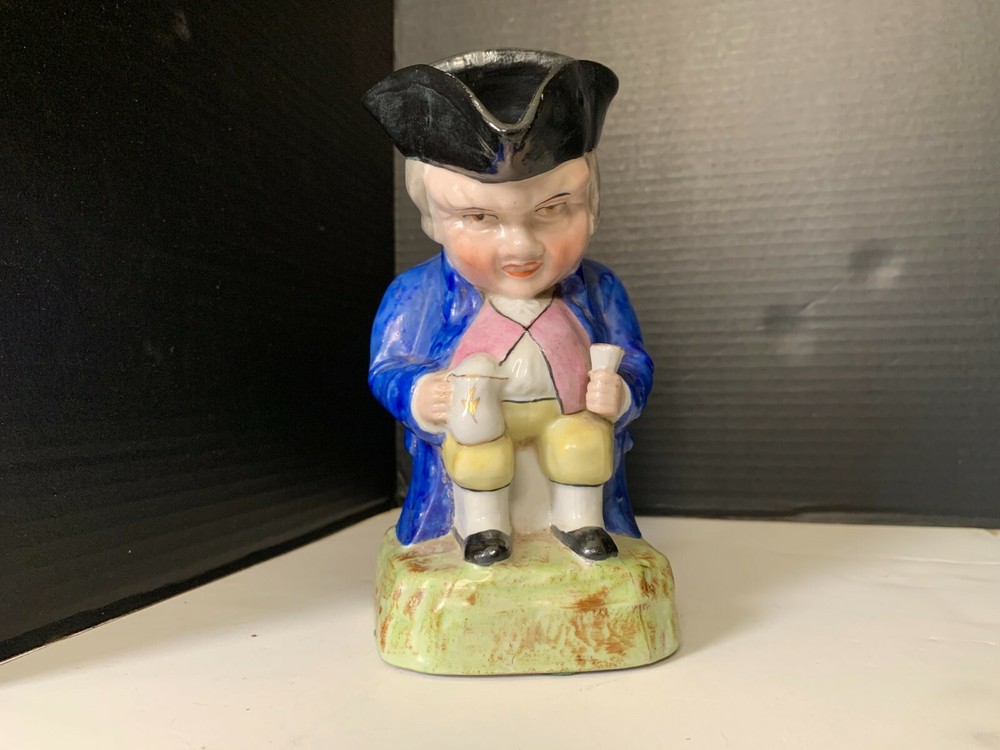 Antique Drunken Man Toby Pitcher Made In Germany