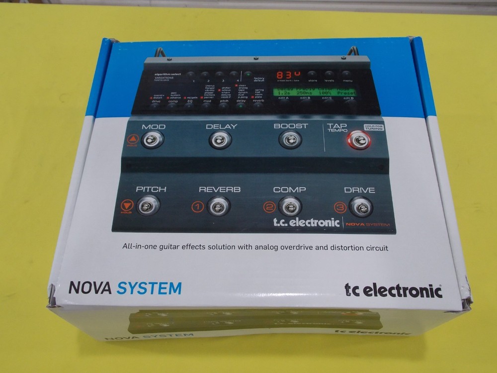 TC Electronics NOVA System Guitar multi-effects " good working condition "