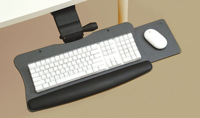 Lift & Lock Keyboard System by Office Source OSF800BLK Keyboard Tray