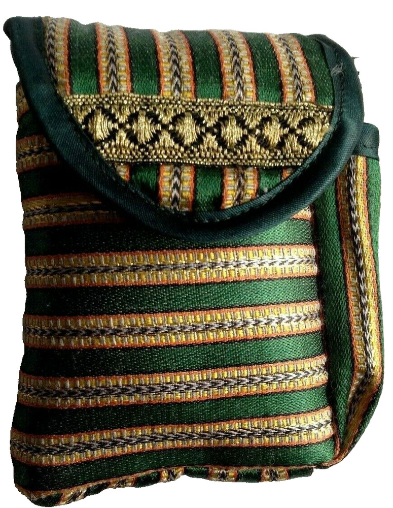 HANDMADE SILK CIGARETTE & LIGHTER  HOLDER