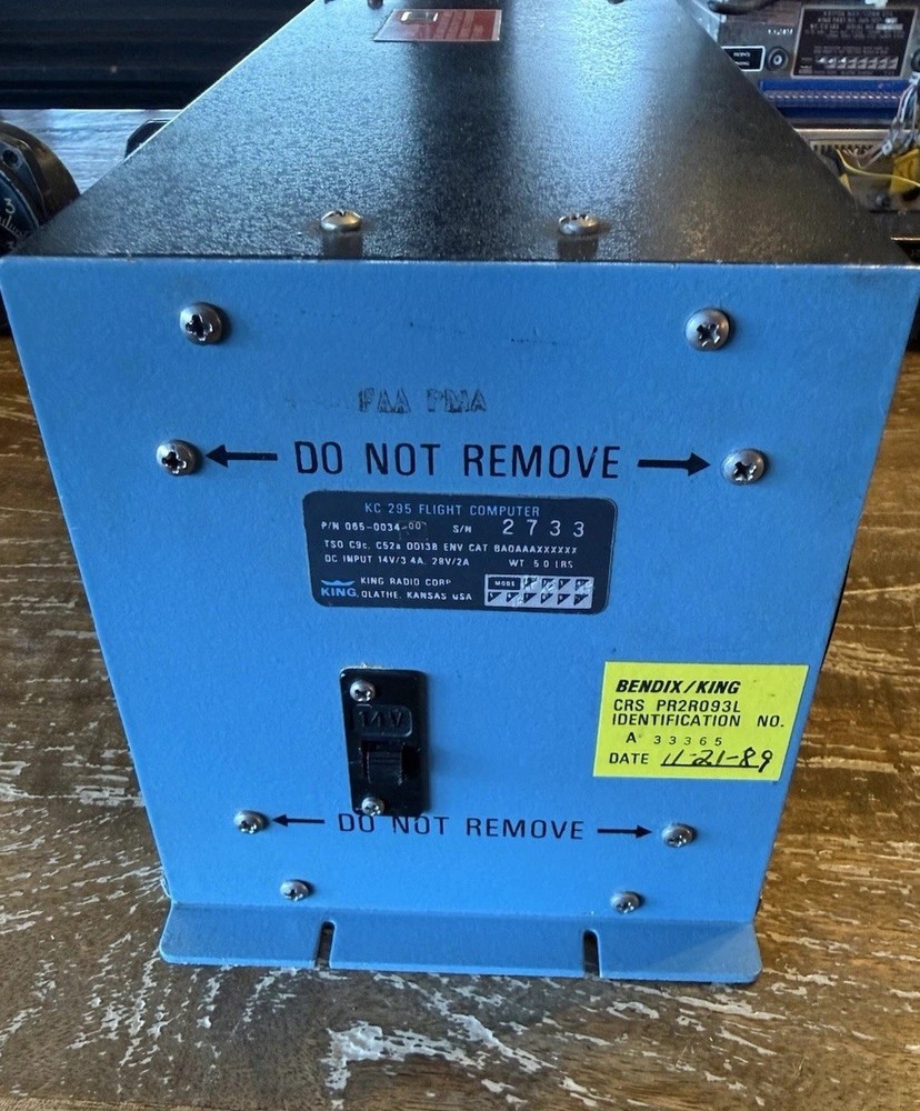 King KC 295 Flight Computer Autopilot Module Bendix King Untested KC295