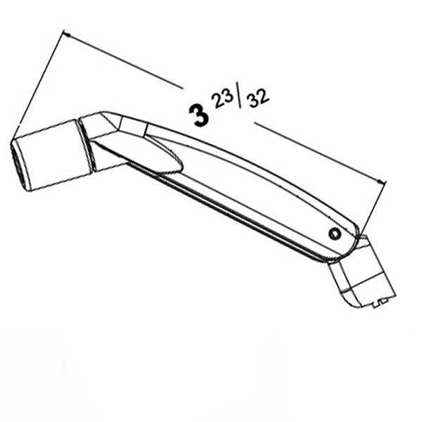 Andersen E-Series Folding Handle for Awning and Casement Windows White
