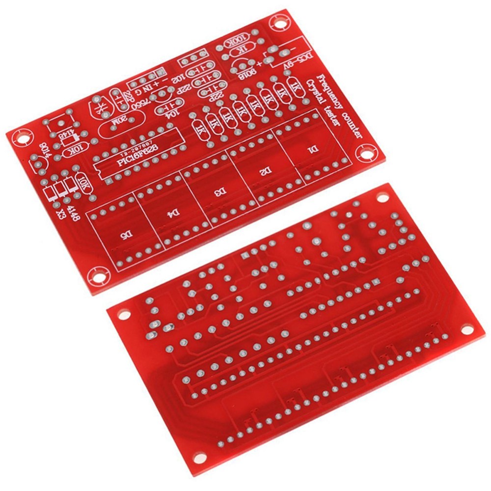 Automatic Range Conversion 1Hz-50MHz Crystal Frequency Counter Tester LED PCB C