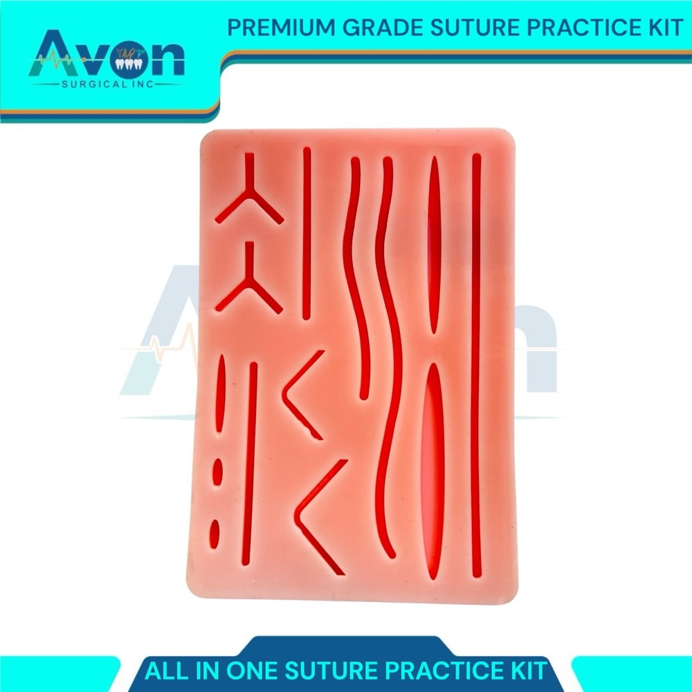 20PCS Practice Suture Kit for Training Student Use - Includes Essential Tools