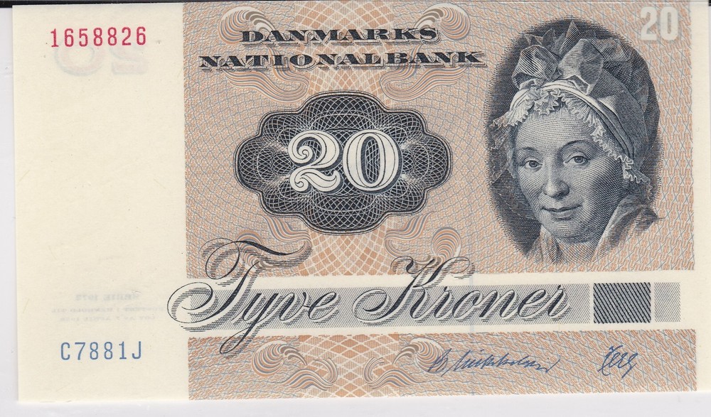 Denmark 20 Kroner UNC