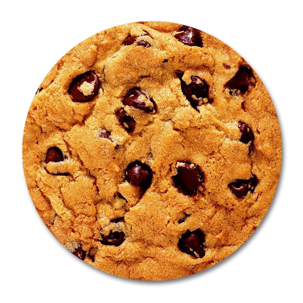 Chip Cookie Mouse Pad Delicious Chocolate Chip Cookie Round Mouse Pad