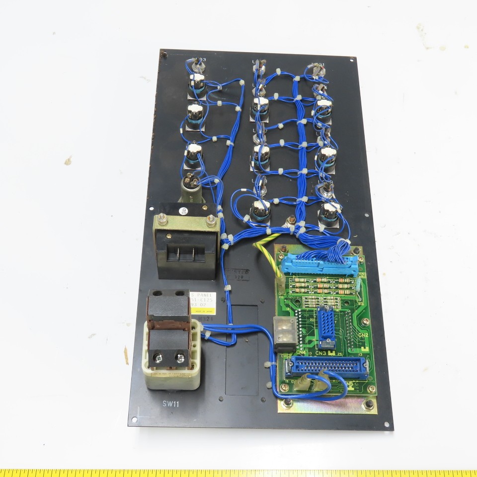 Fanuc A05B-2051-C125 Operator Interface Control Panel W/E-Stop Hour Meter