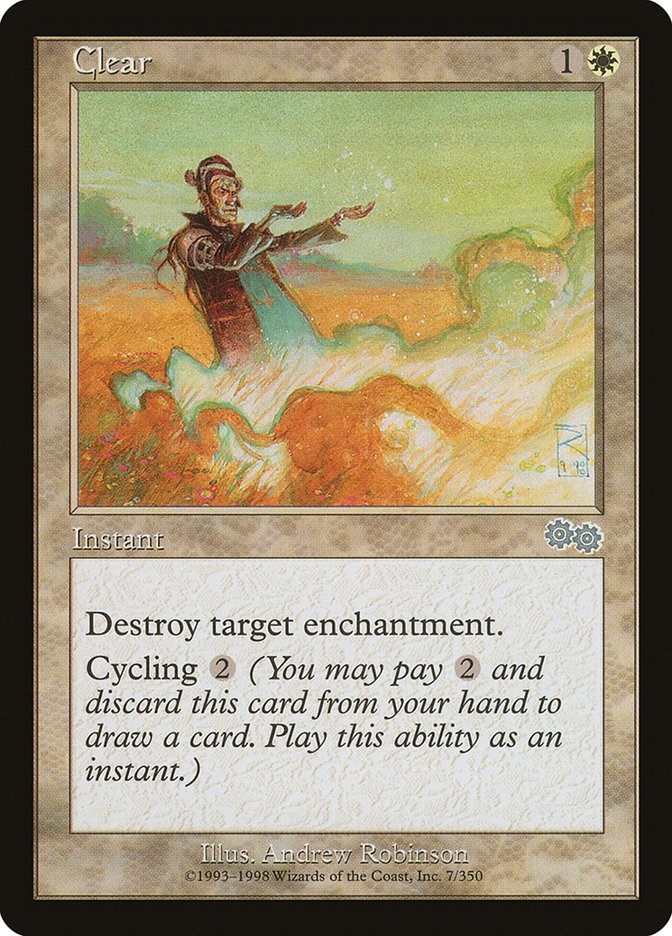 Clear Urza's Saga 7 MTG MP