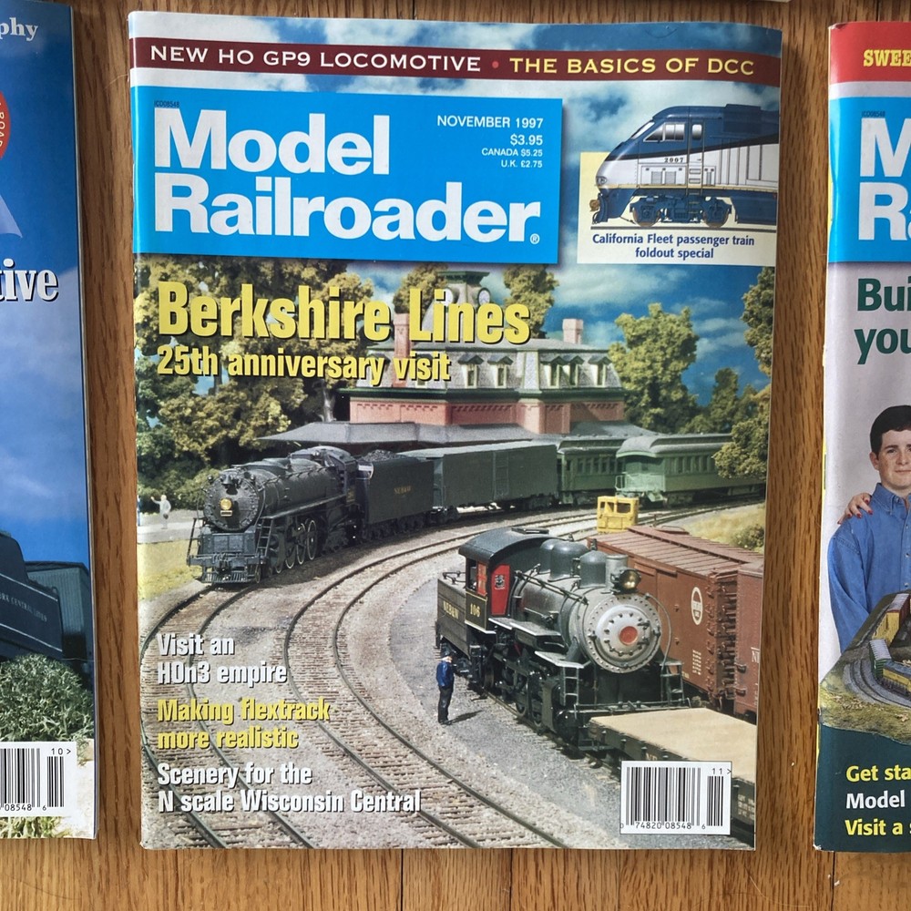Model Railroader Magazine 1997- 12 Issues