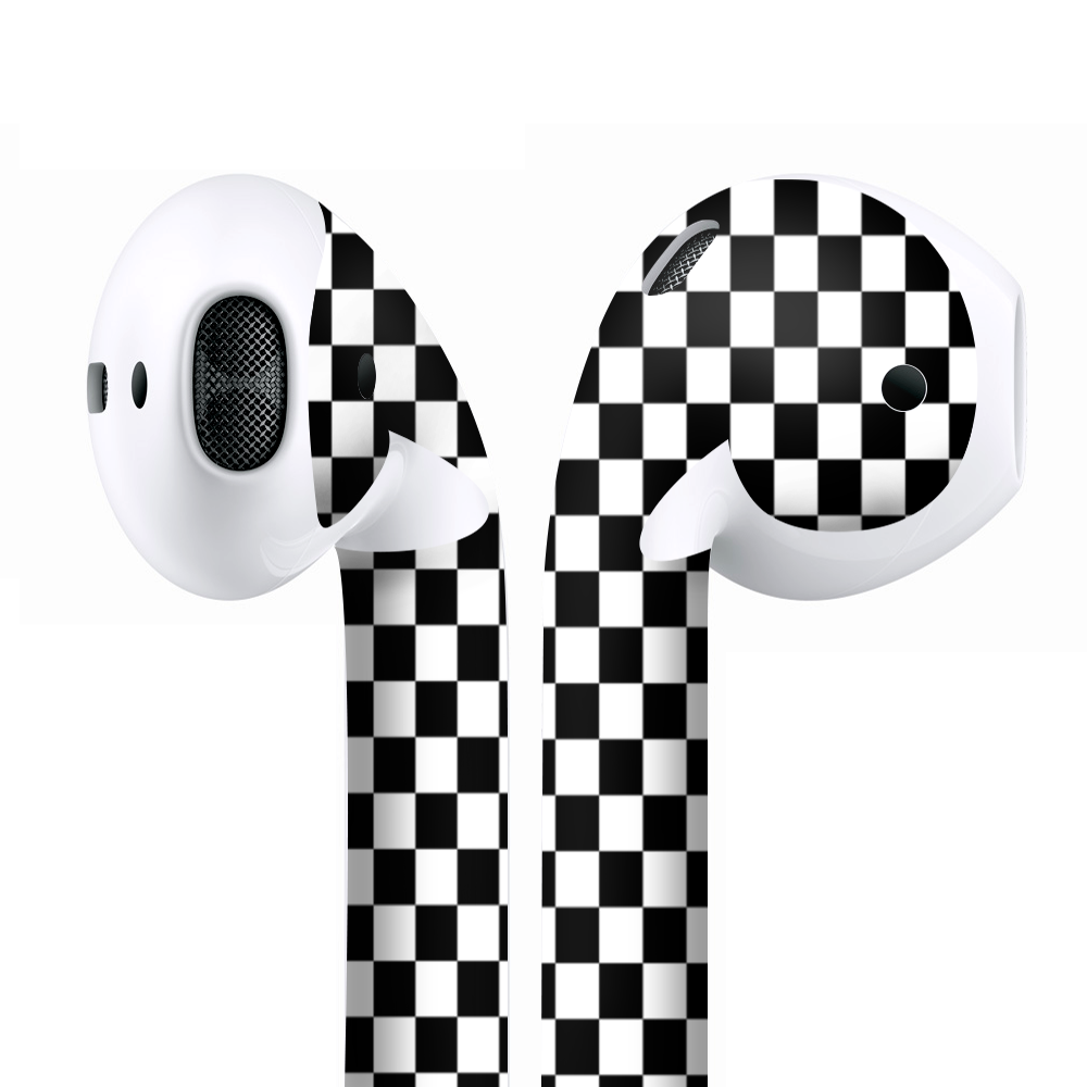 Skins Wraps compatible for Apple Airpods Checkerboard, checkers