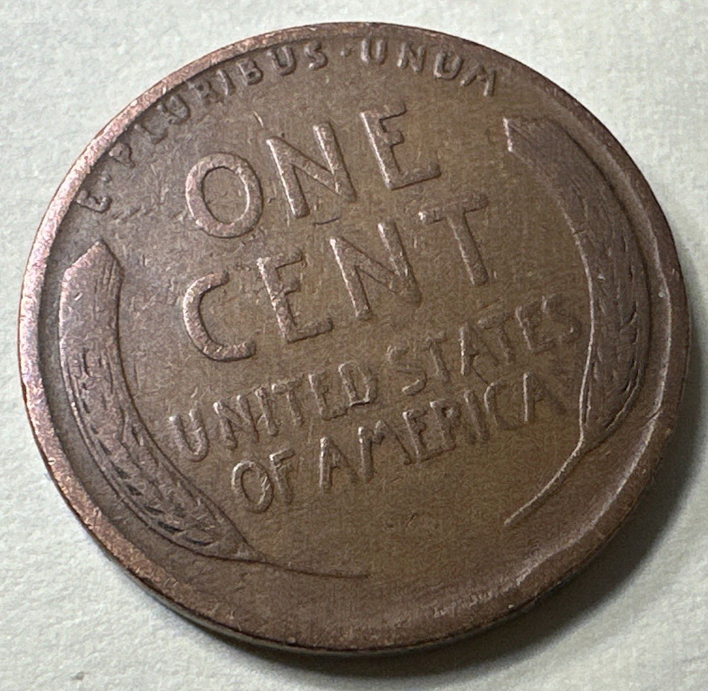 1925 1C BN Lincoln Cent WHEAT PENNY 7385N