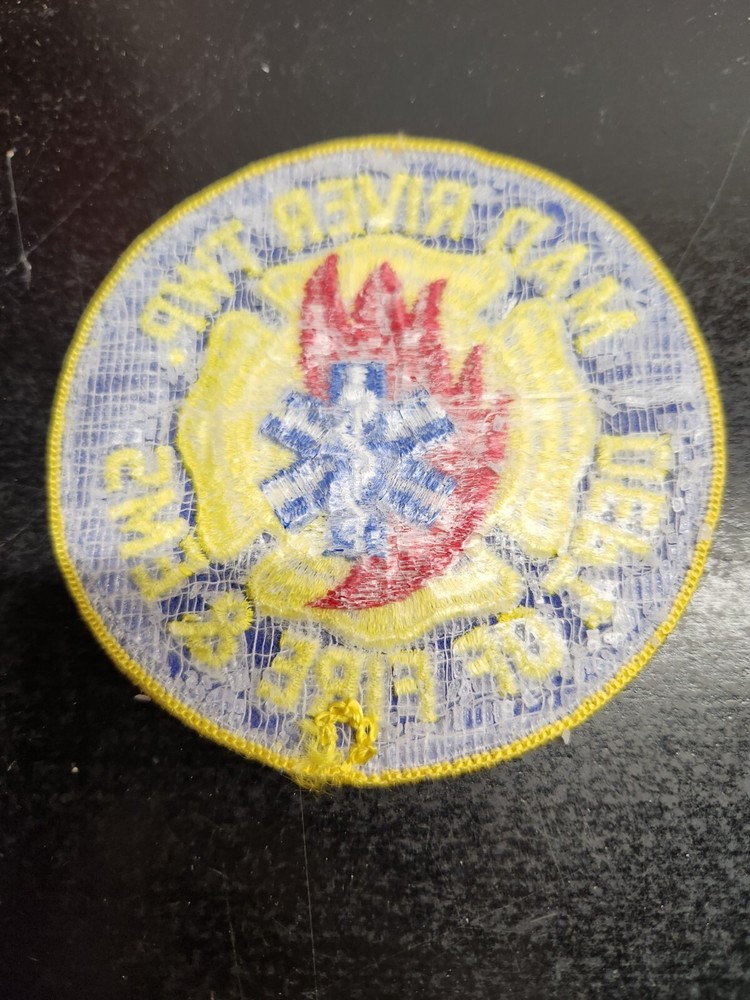 Vintage Mad River Township Ohio Fire Department Patch