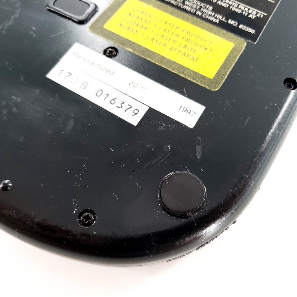Koss CDP657 Portable CD Player 10 Second Anti-Skip DBBS Tested & Works **READ**