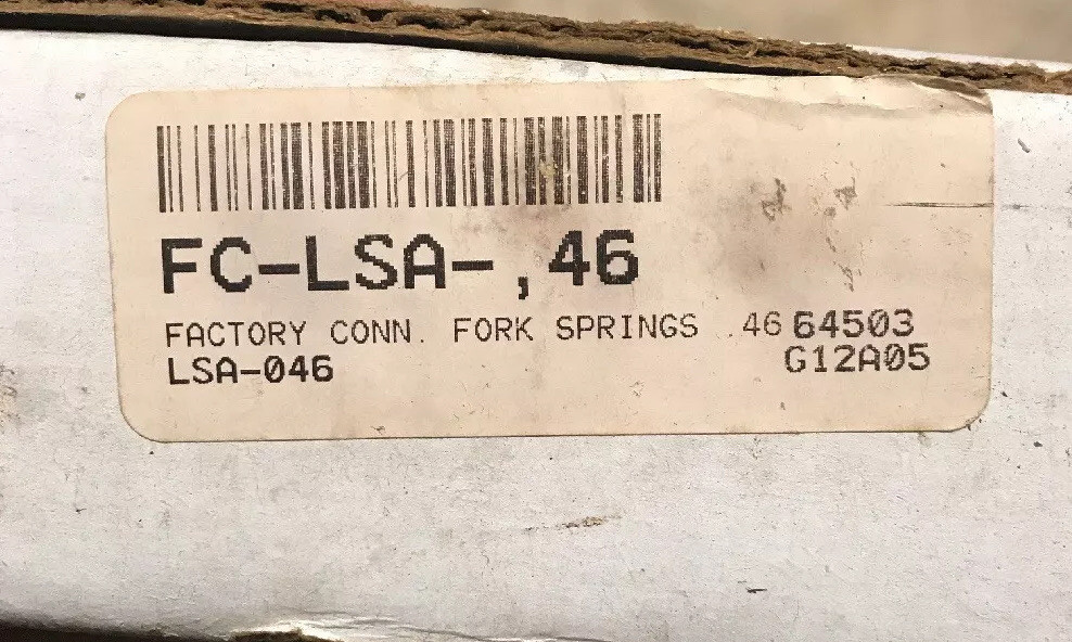 Factory Connection LSA-046 Fork Springs .46 kg