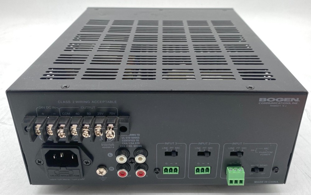 BOGEN CC4041 40W COMPACT 4-INPUT MIXER AMPLIFIER