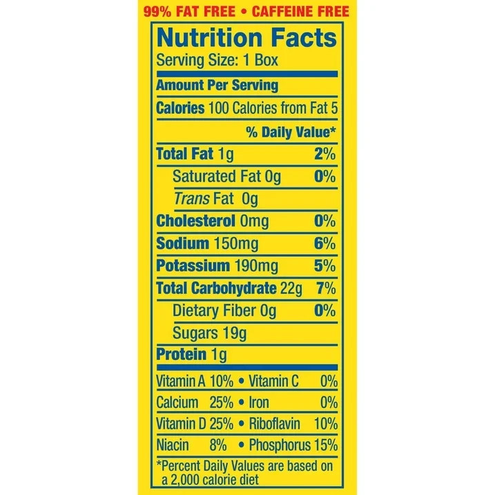 Yoo-hoo Chocolate Drink, 6.5 Fluid Ounce, 32 Count Boxes