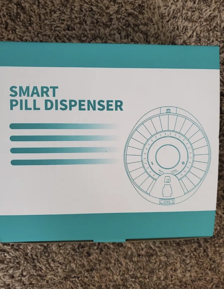 Bluetooth Smart Automatic Medication Dispenser, 28 Day Electronic Pill Organizer