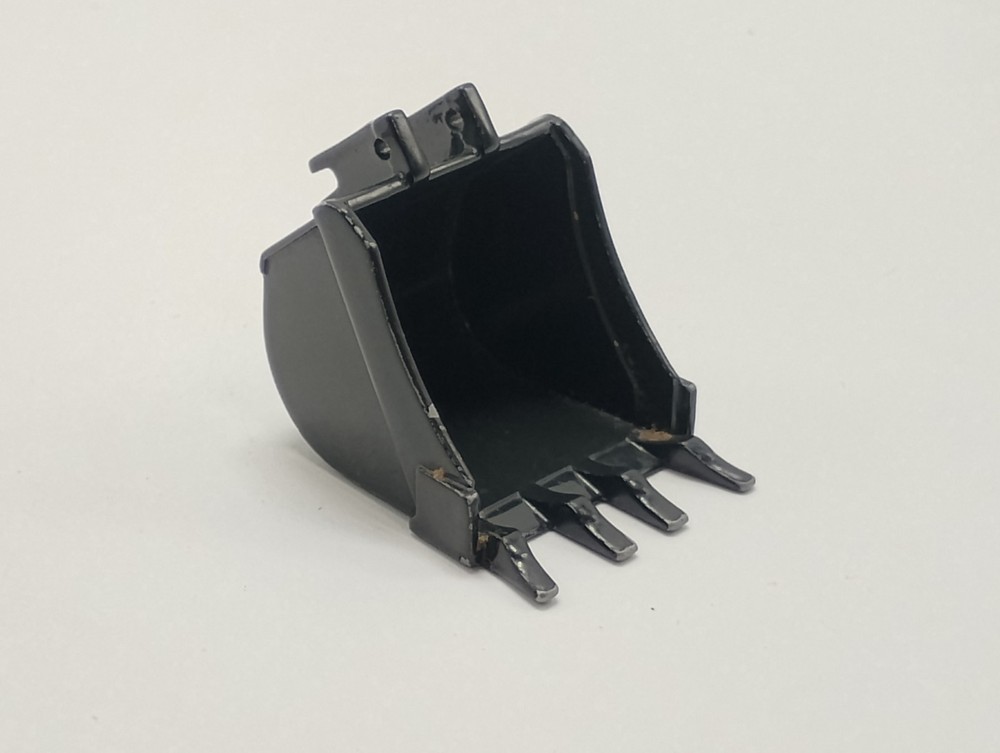 Approx 1-1/4" Black Diecast Excavator Backhoe Construction Replacement Bucket