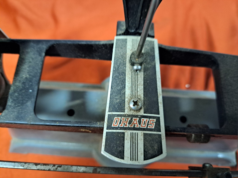 Vintage Ohaus Balance Scale cast