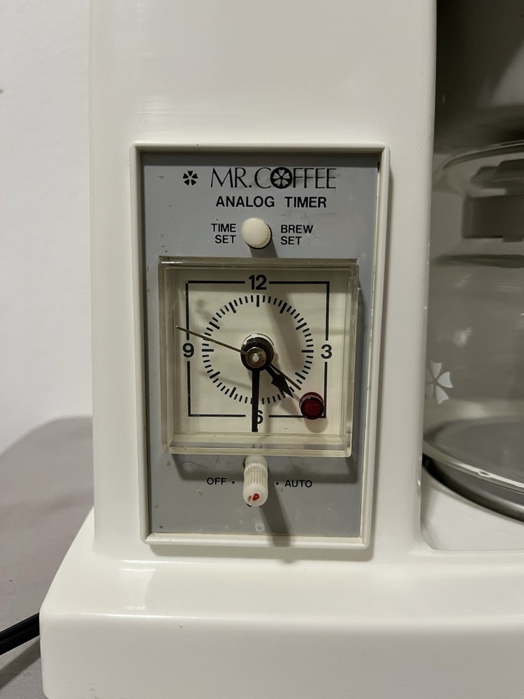 Retro Mr Coffee 10 Cup Brew Analog Timer