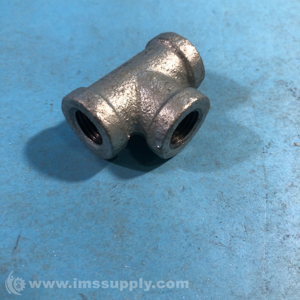 1/4" Galvanized Steel Pipe Tee FNIP