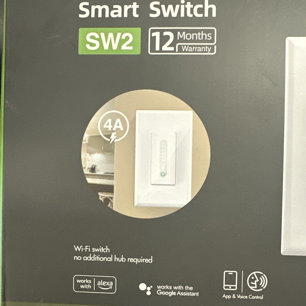 Smart Dimmer Switch GHomeSmart SW2 - 4 PACK