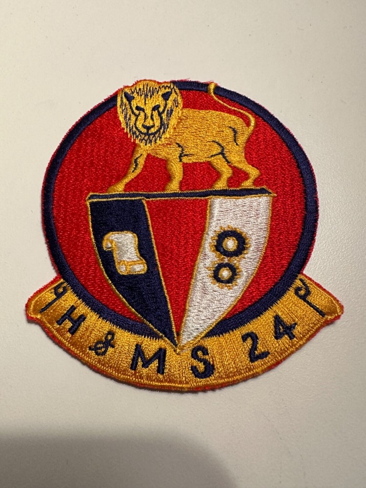 Vintage USMC Marine Headquarters & Maintenance Squadron 24 Patch