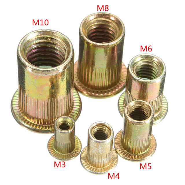 120-1450pc Rivet Nut Kit-Rivnut Gun Nut Setter Thread Setting Nutsert Tool Metri