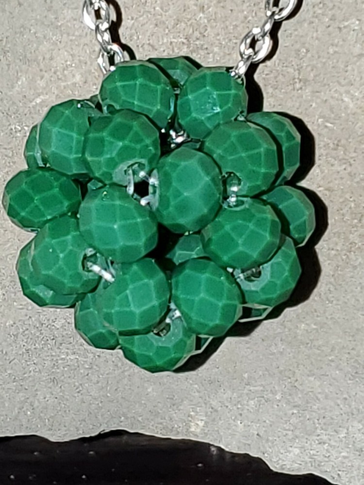 Handmade Multi Bead Sphere Pendant Necklace