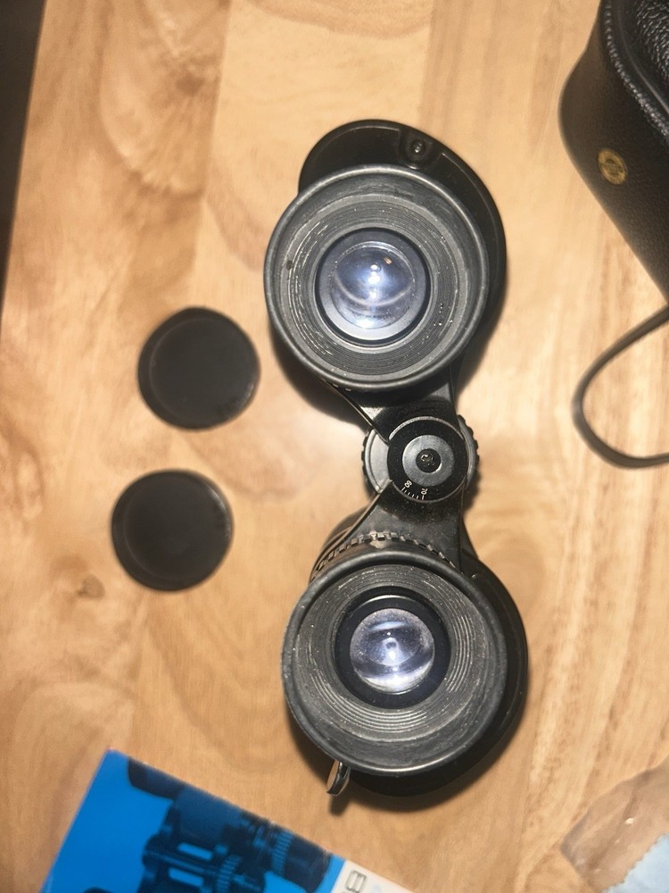 Montgomery Ward Vintage Binoculars With Case