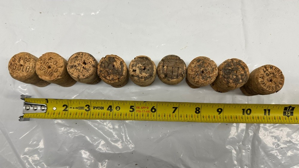 9 Used Champagne Corks Sparkling Wine Craft Weddings Knobs