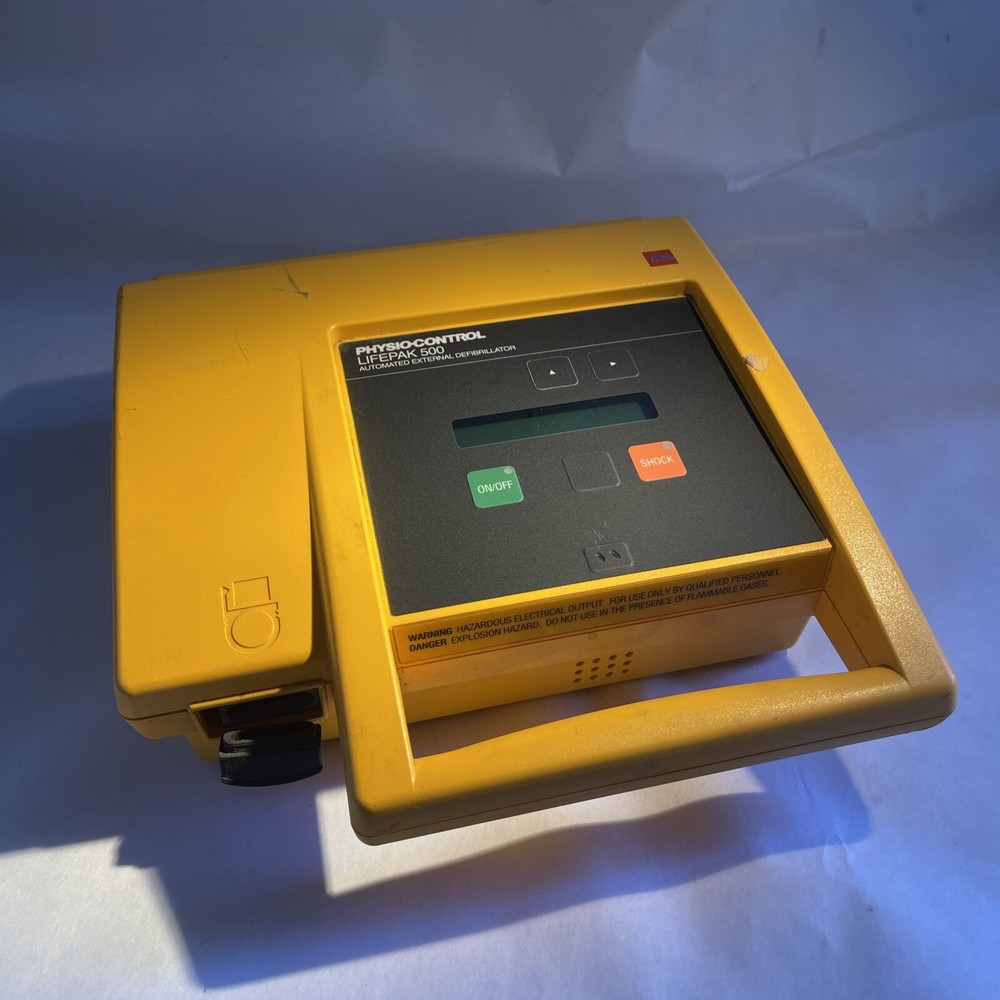 Physio Control Lifepak 500 AED Training System, no tested, No Battery