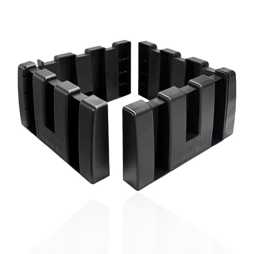 4PCS Multipurpose Cargo Organizer Blocks, Plastic Car Trunk Storage Organizer