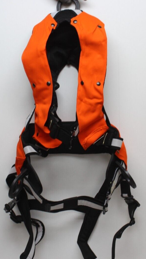 Guardian Fall Protection 2XL Reflective FR Webbing Side D-Rings Harness