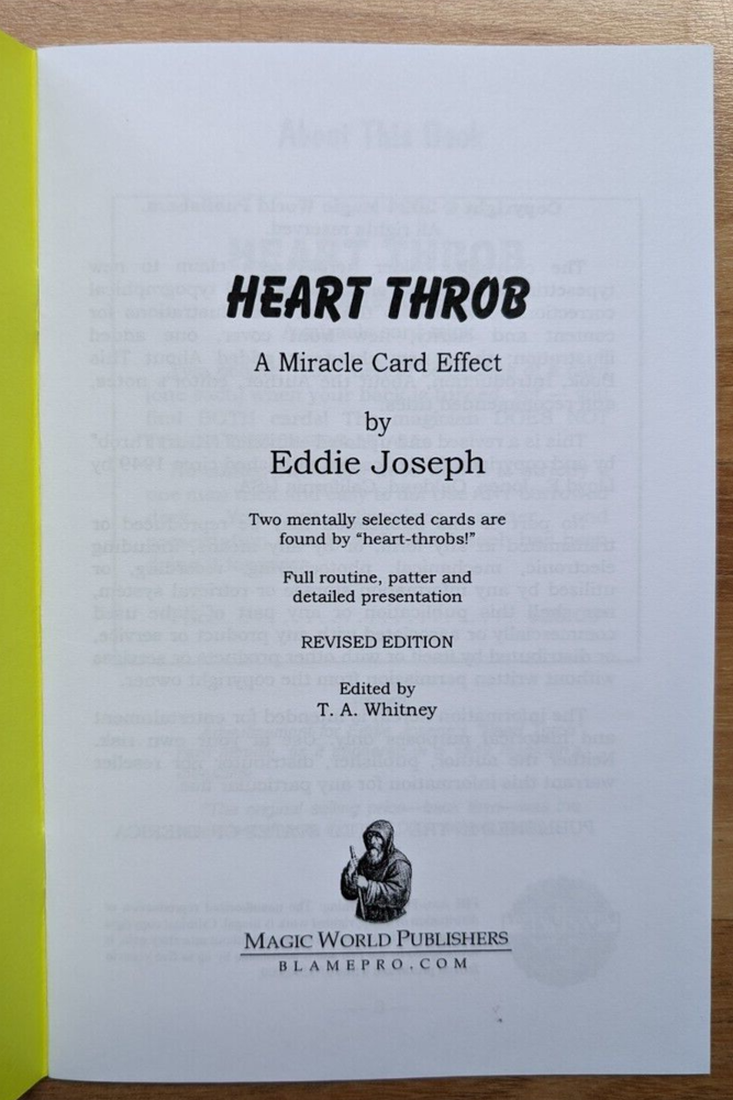 Heart Throb by Eddie Joseph