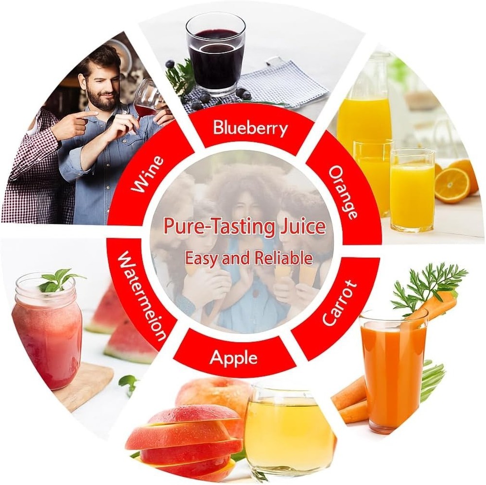 1.6 Gallon Manual Fruit and Wine Press with Heavy-Duty Stand for Juice Making