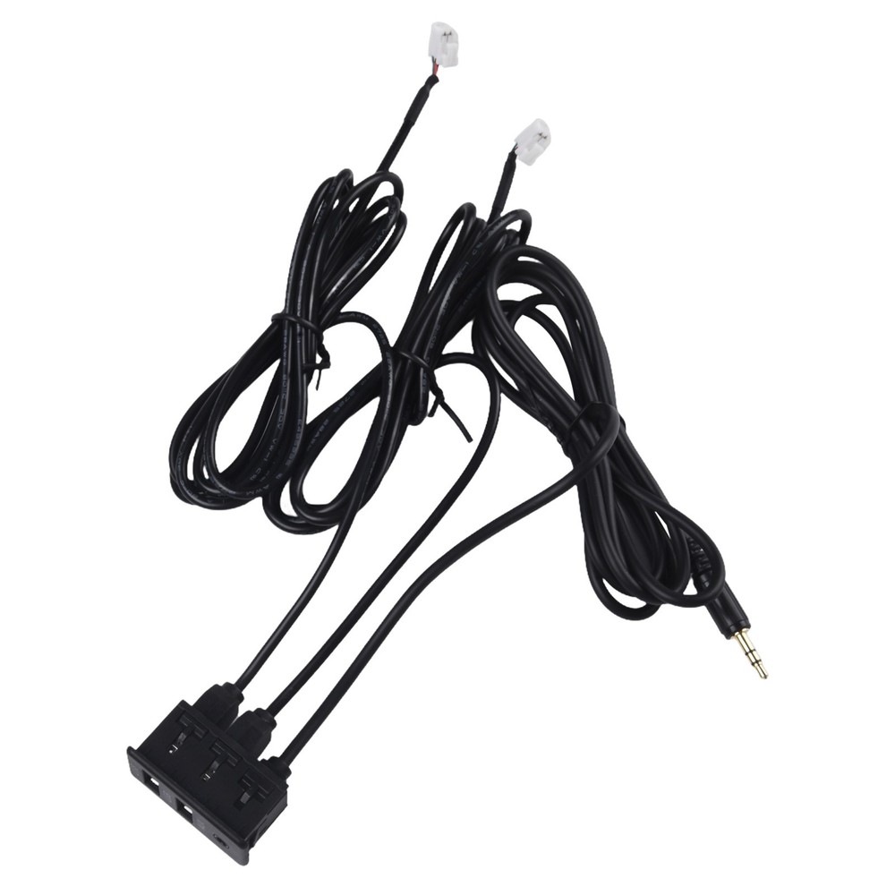 Convenient Car Dash Mount USB AUX Port Panel Interface Extension Adapter