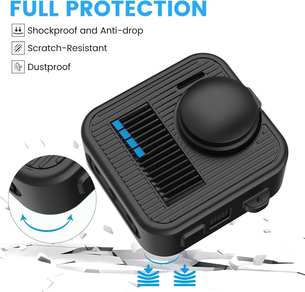 Silicone Protective Case for GoPro Max 2 with Open-Vent Design & Protective