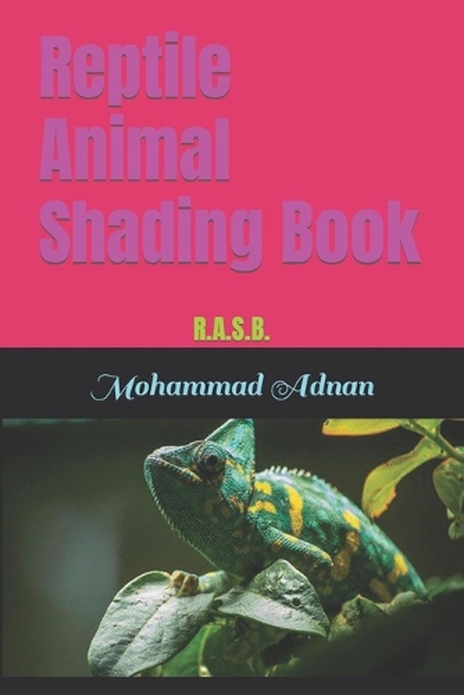 Reptile Animal Shading Book