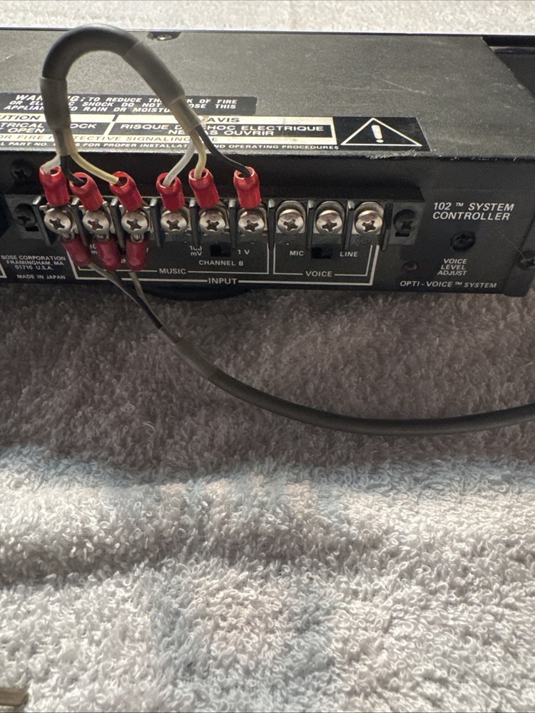 Bose 102 System Controller Rack Mount Great Condition