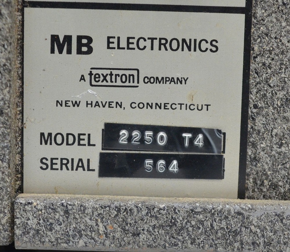 MB Electronics 2250MB Power Amplifier 2250-T4