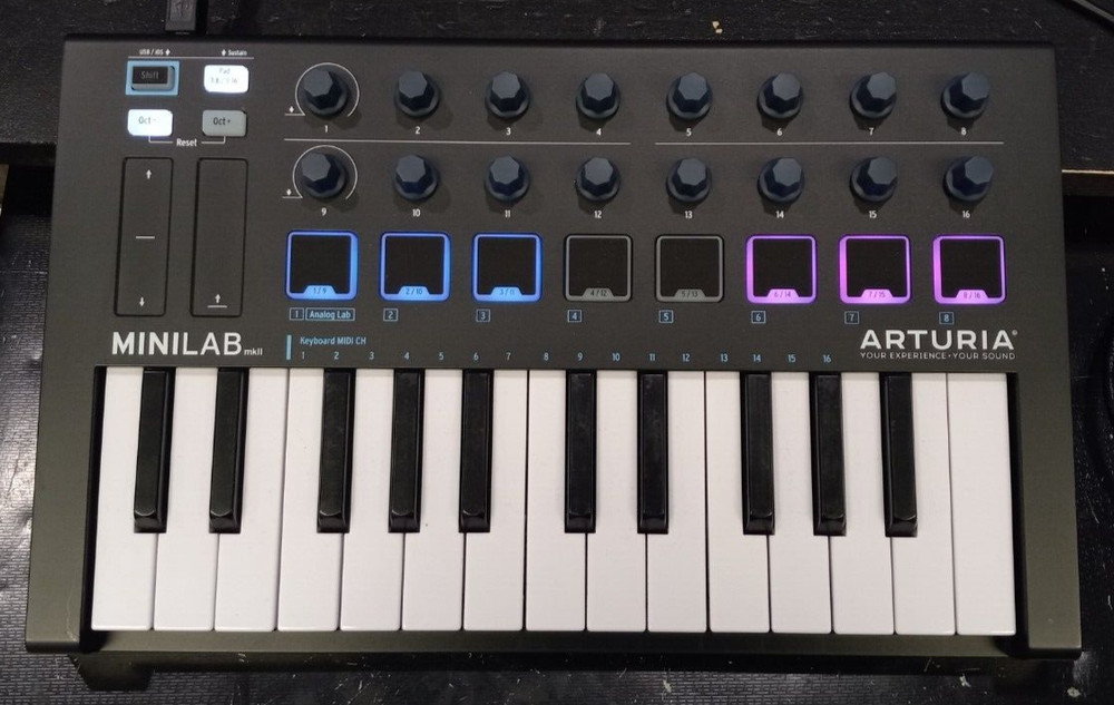 Arturia MiniLab MkII 25 Slim-key Controller
