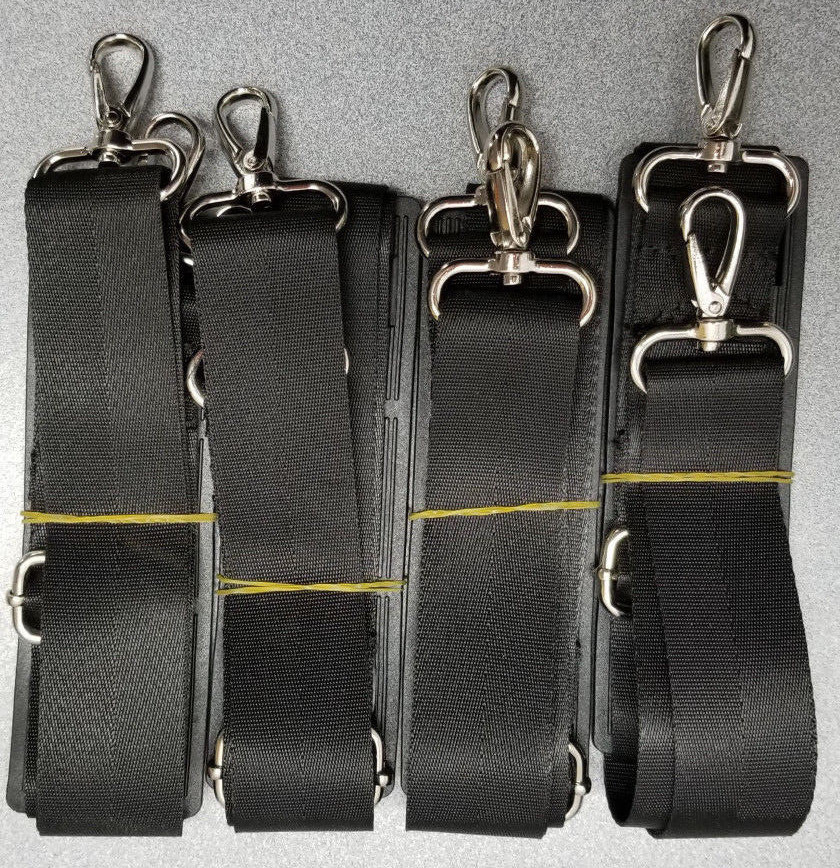 4-pack Adjustable Shoulder Straps for Universal Bag/Case - Standard Metal Clasp