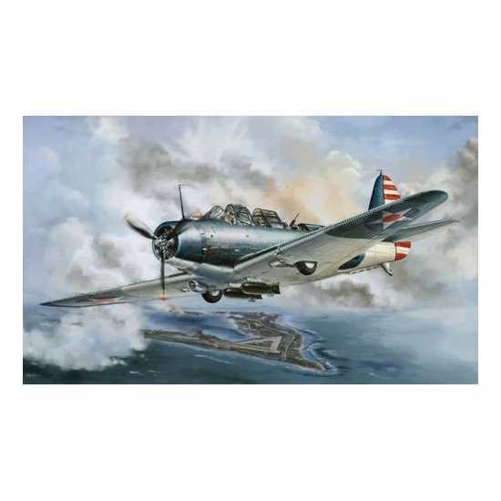 Model Airplane Plans (UC): Douglas TBD-1 Devastator 32½'' Class I Navy Carrier