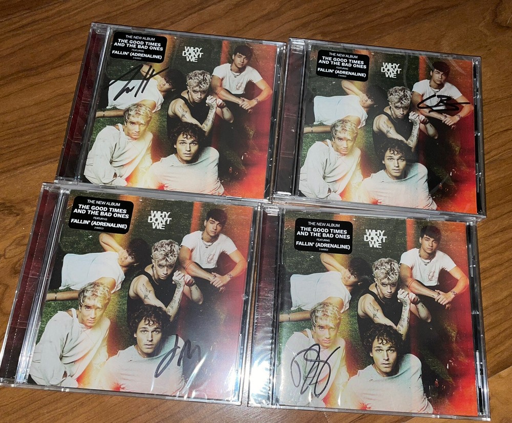 Why dont we signed cd’s 4 Band Members