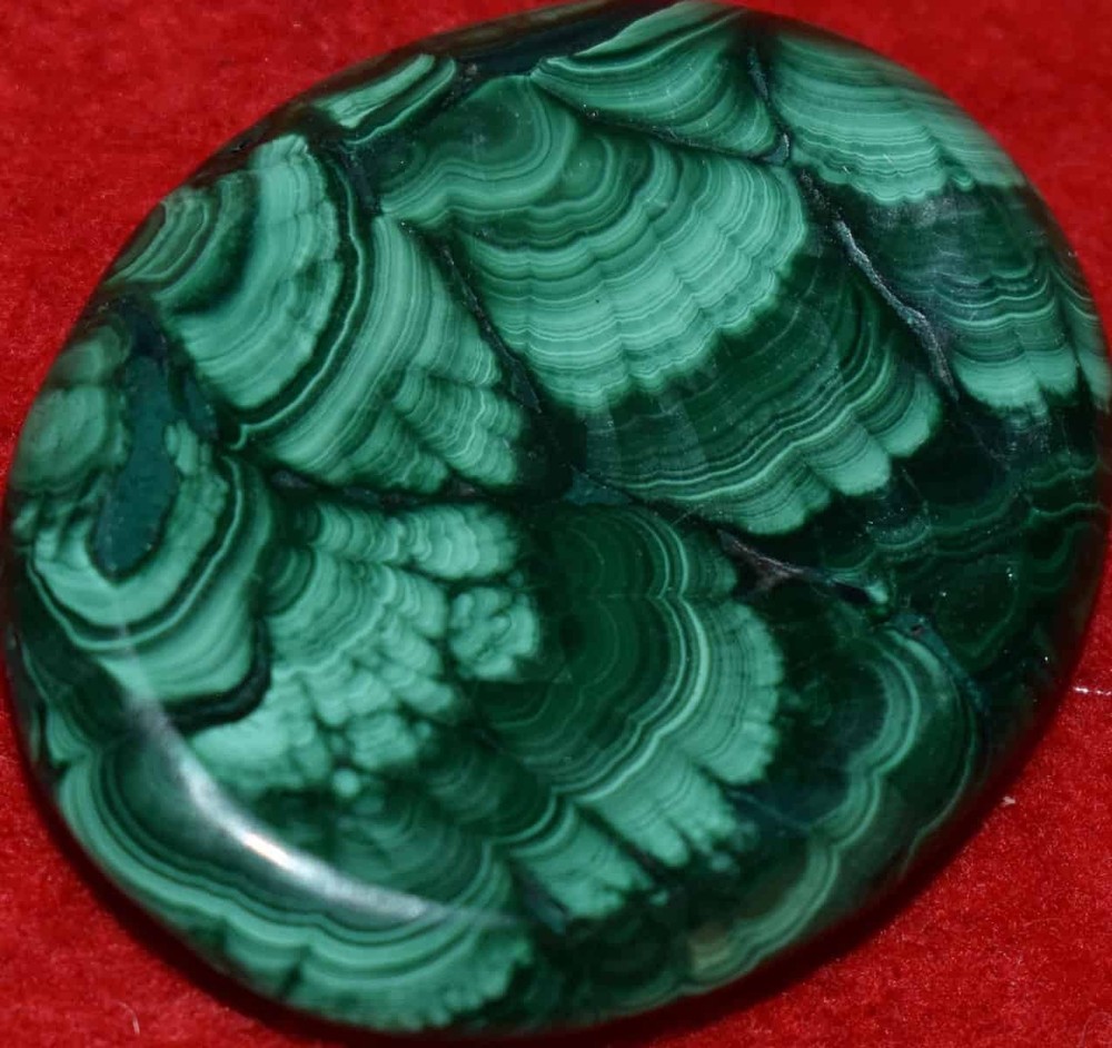 Malachite Worry Stone #6