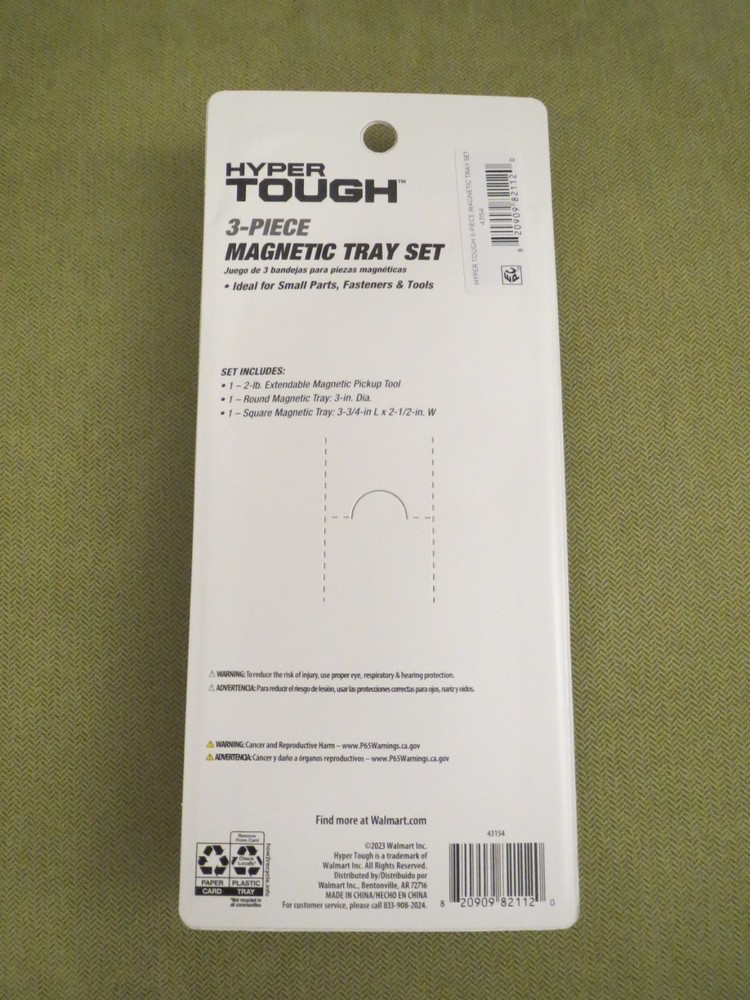 Hyper Tough 3-piece Small Magnetic Tray Set