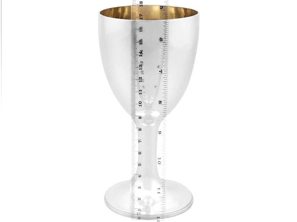 Antique Victorian Sterling Silver Goblet 1856