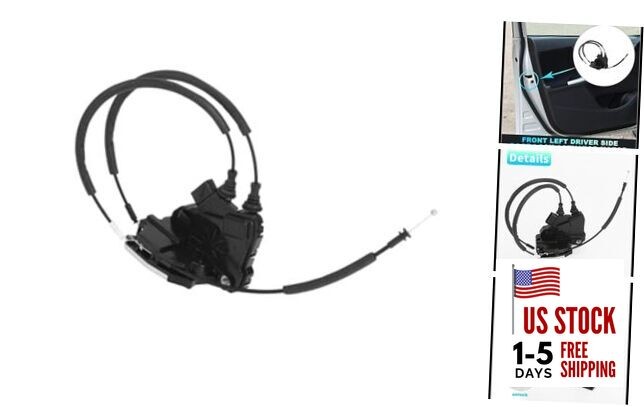 Replacement Front Left Driver Side Power Door Lock Actuator Motor with Cable