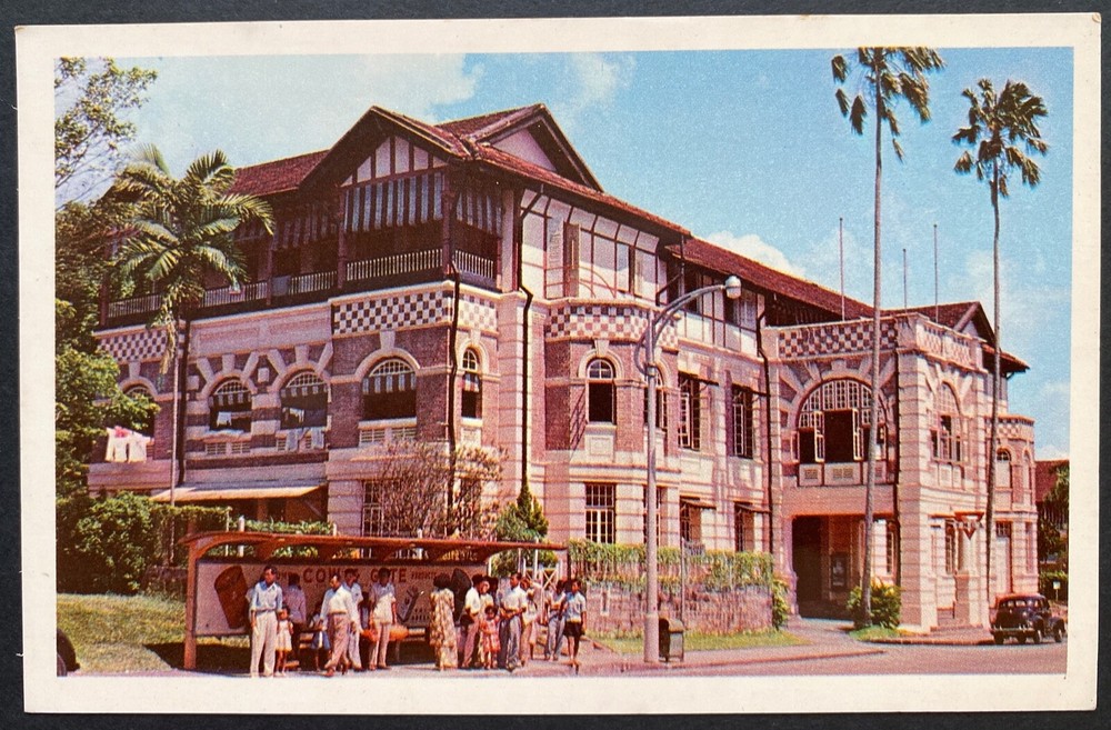 Singapore YMCA Stamford Road Postcard